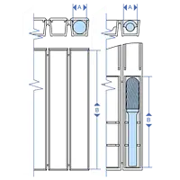 Imballaggio con scomparti individuali staccabili